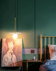 Lampa Wisząca Klosz 10cm APP939-1CP Złota 6