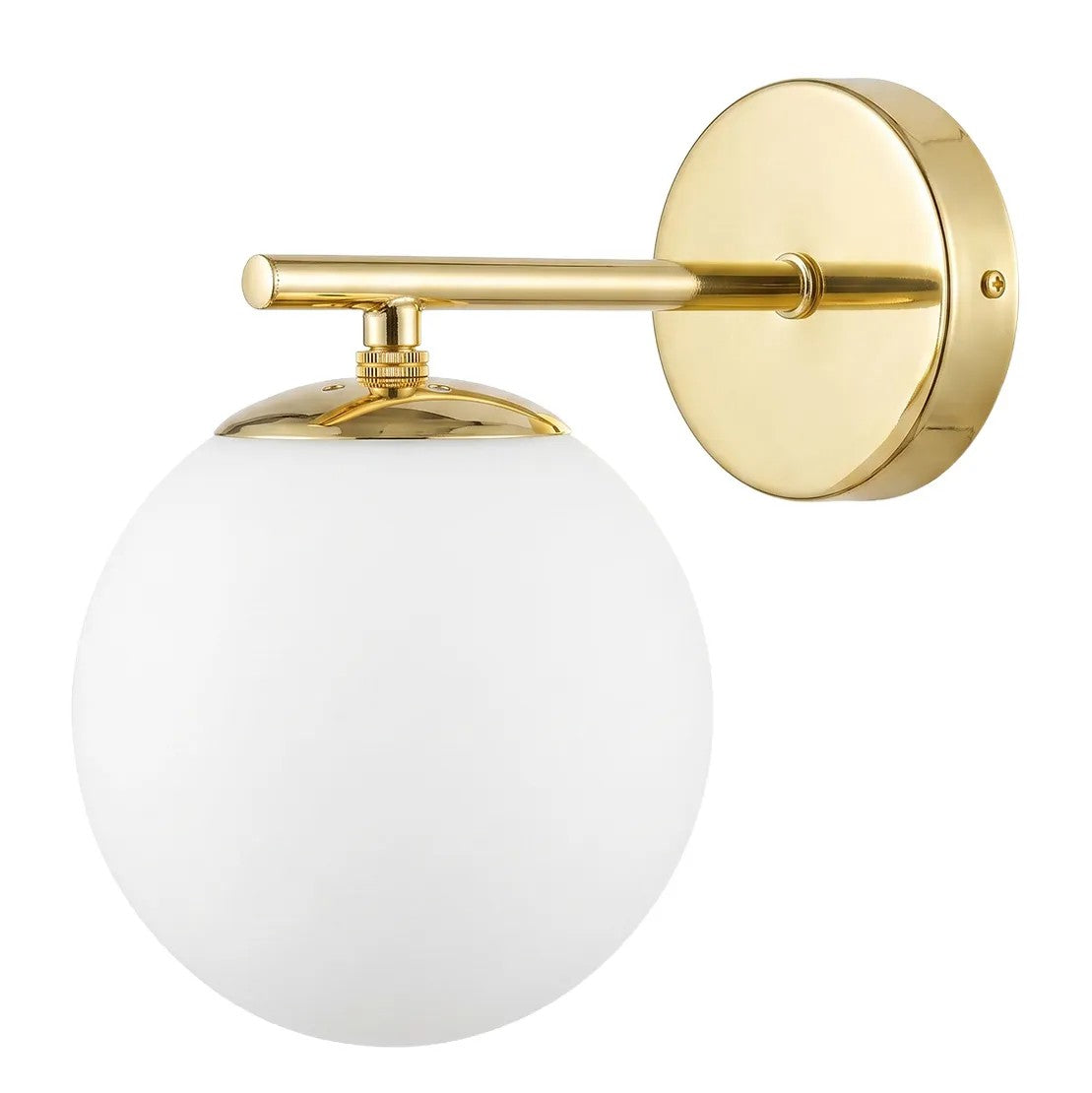 Lampa Ścienna Kinkiet Szklana Kula APP684-1W Złota 6