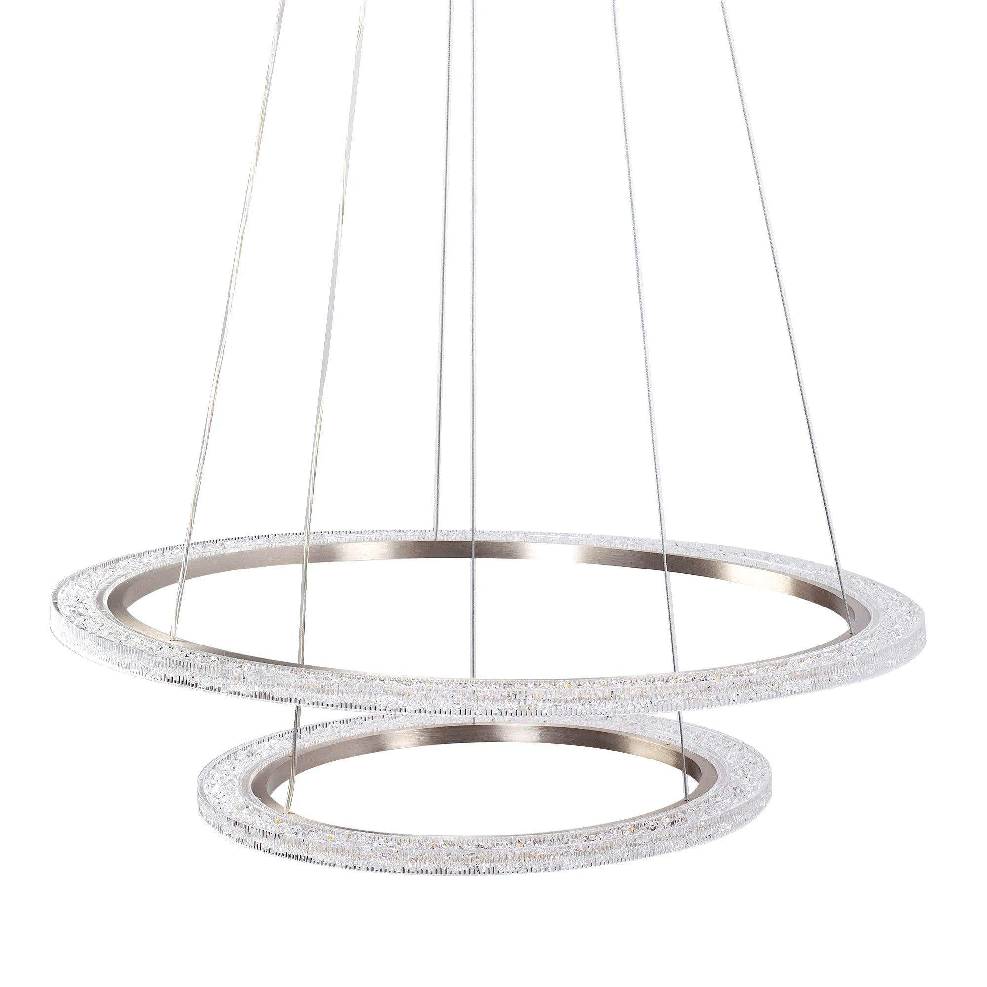 LAMPA SUFITOWA WISZĄCA LED LHJ045-CP2 NIKIEL SZCZOTKOWANY 6