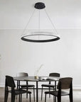 LAMPA SUFITOWA WISZĄCA LED APP1512-CP Black 6