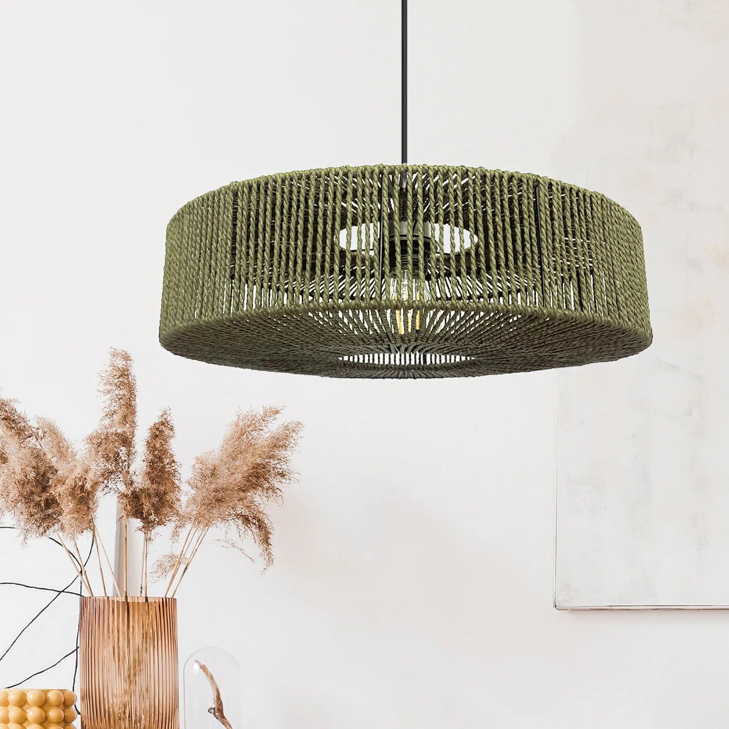 Lampa Wisząca Boho APP1296-1CP GREEN 6