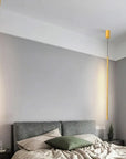 LAMPA SUFITOWA WISZĄCA LED APP1414-C GOLD 100cm 6
