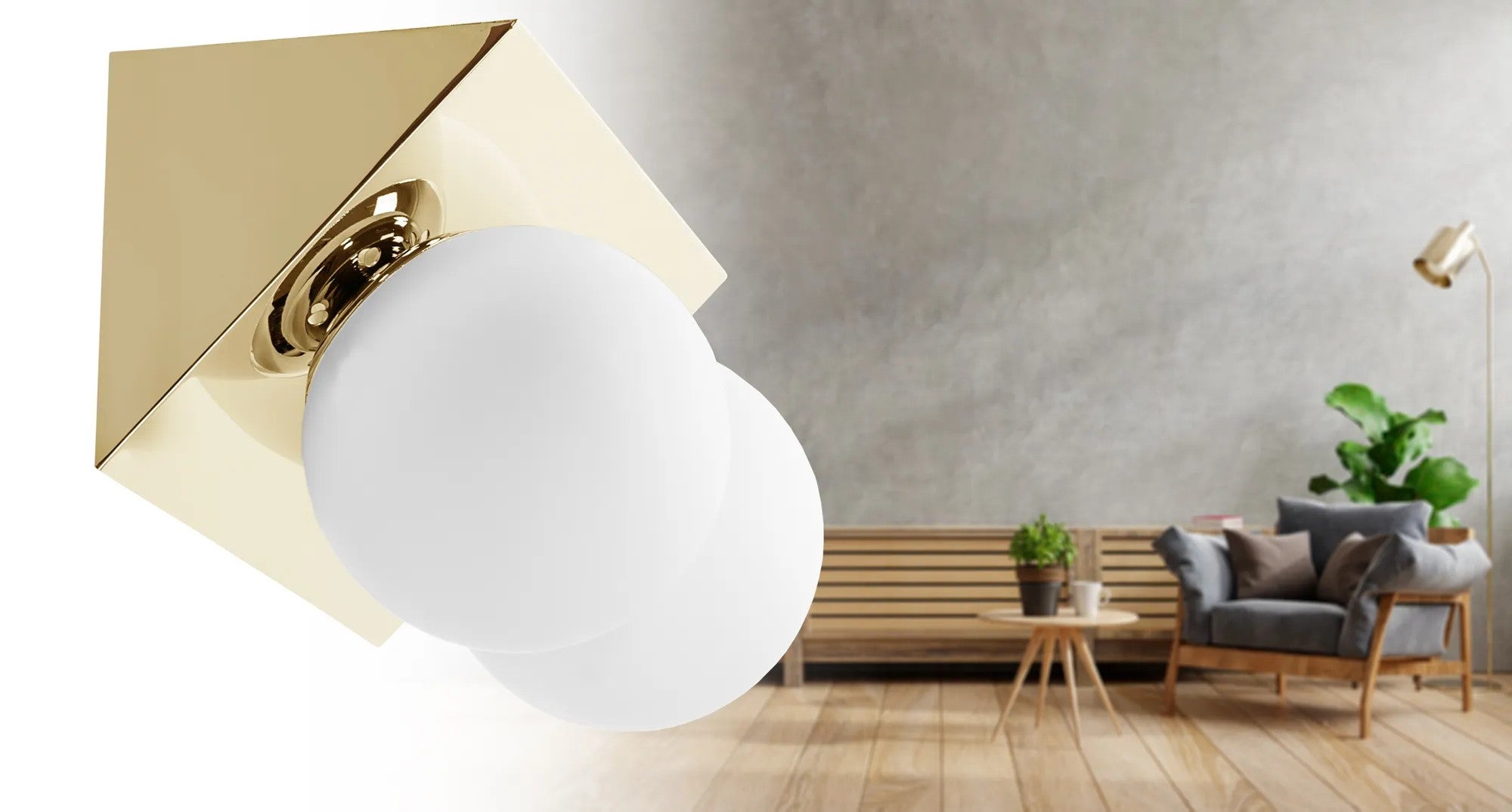 LAMPA ŚCIENNA KINKIET APP1229-2W Złota 6