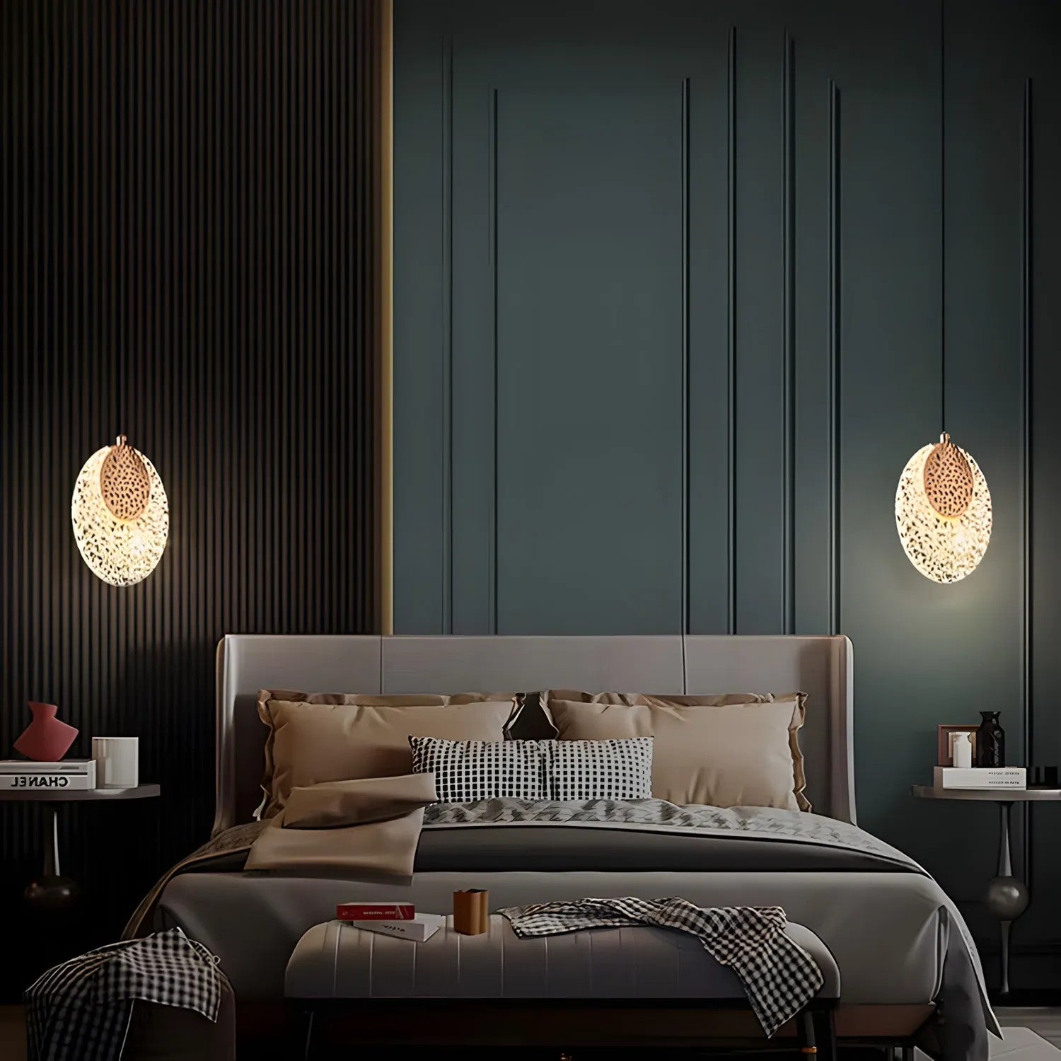 LAMPA WISZĄCA KRYSZTAŁOWA LED G088-1CP Złota 6