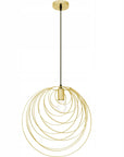LAMPA SUFITOWA GEOMETRYCZNA APP428-1CP Złota 6