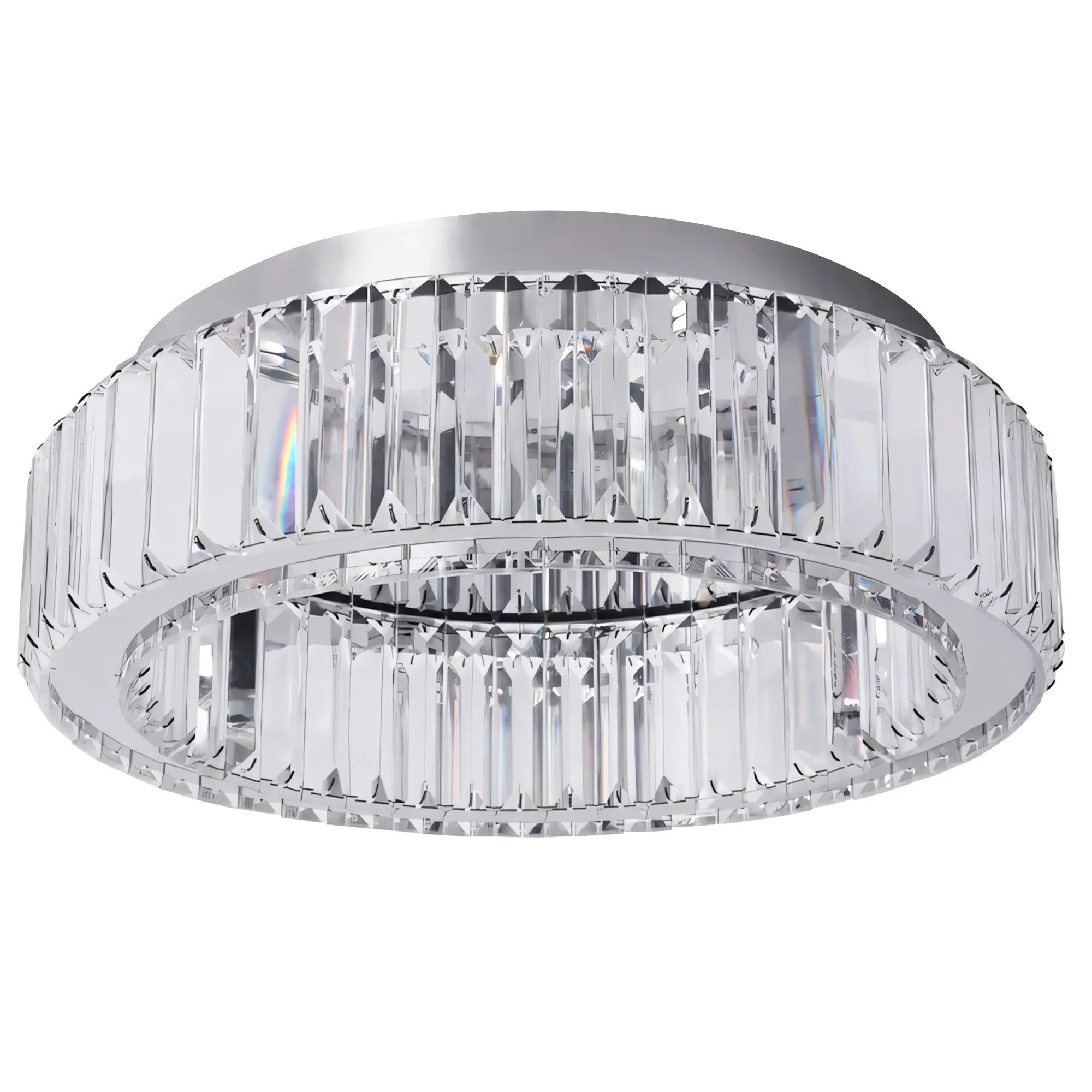 LAMPA KRYSZTAŁOWA PLAFON APP1742-C 40 Cm CHROM 6