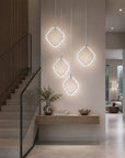 Lampa Sufitowa Wisząca LED LHJ127-W Chrom 6