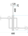 Lampa Wisząca APP1668-6CP Black 6