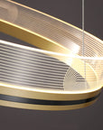 Lampa Wisząca APP1189-CP Złota 40cm 6