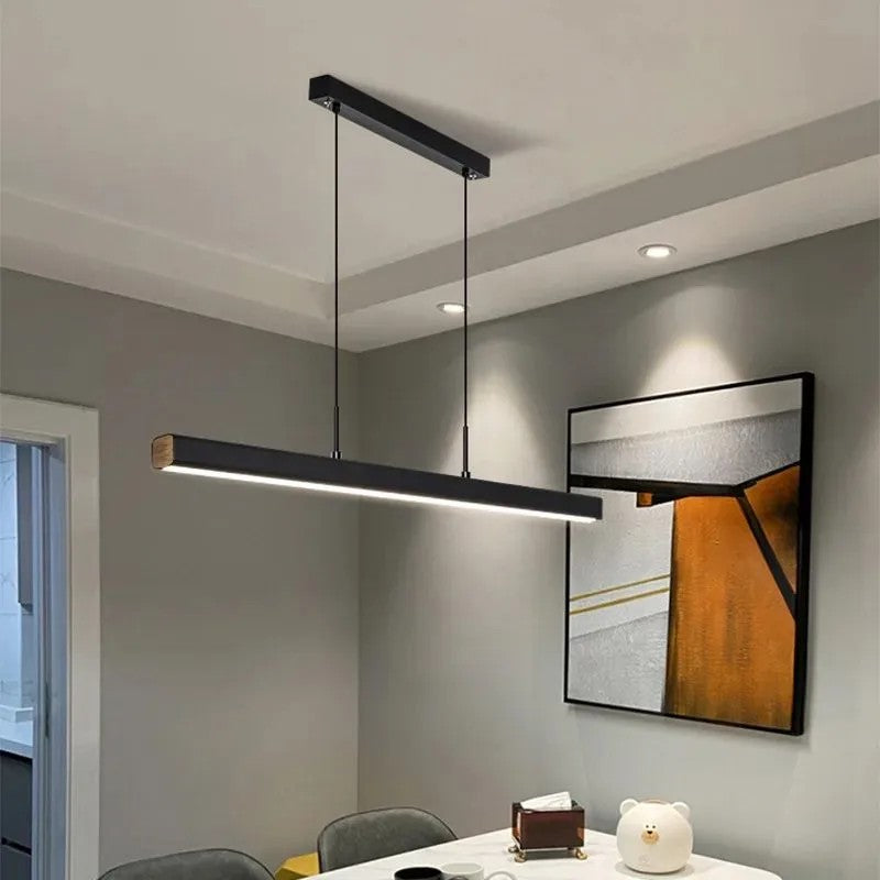 Lampa Sufitowa Wisząca Led APP1448-CP Czarna 100cm 6