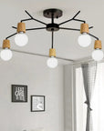 Lampa Sufitowa Skandynawska Metal APP694-5C 6