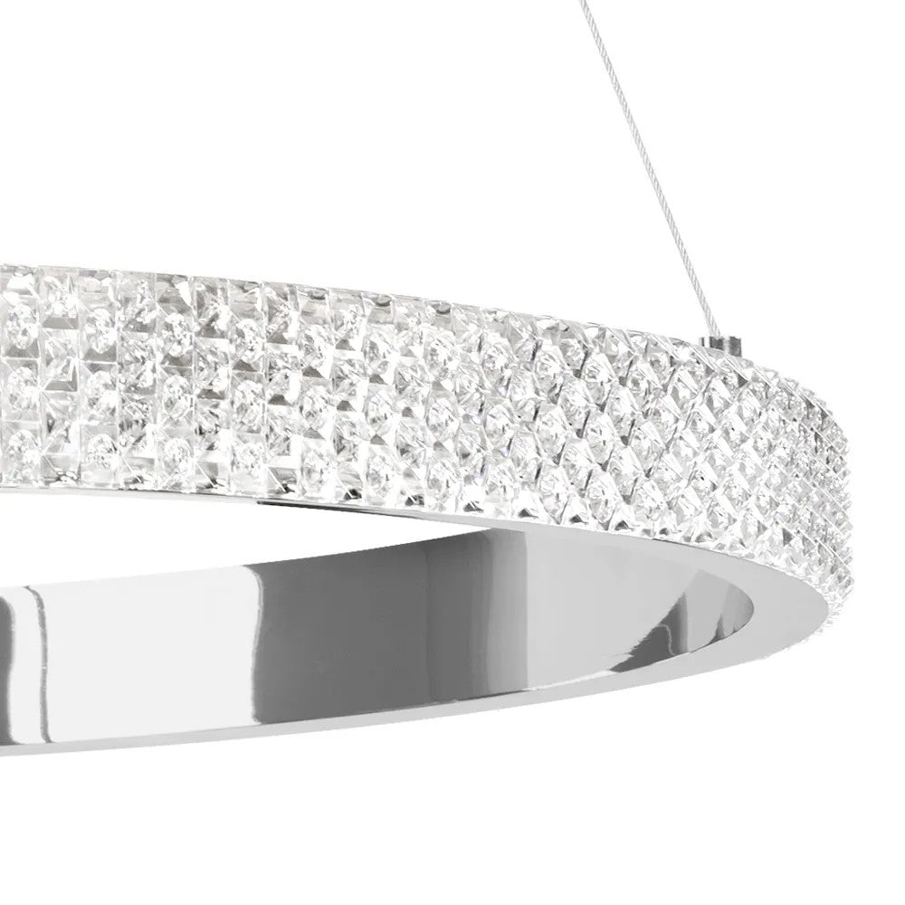 LAMPA SUFITOWA WISZĄCA LED APP1511-CP CHROM 6
