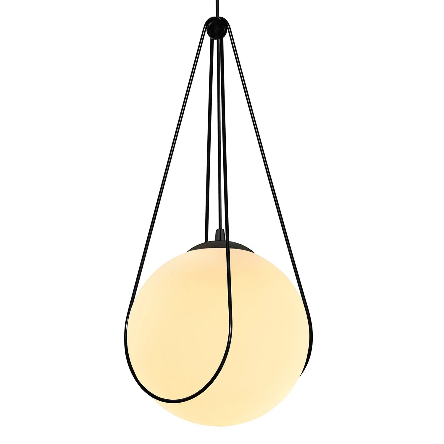 LAMPA SUFITOWA WISZĄCA APP1792-1CP 20cm Czarna 6
