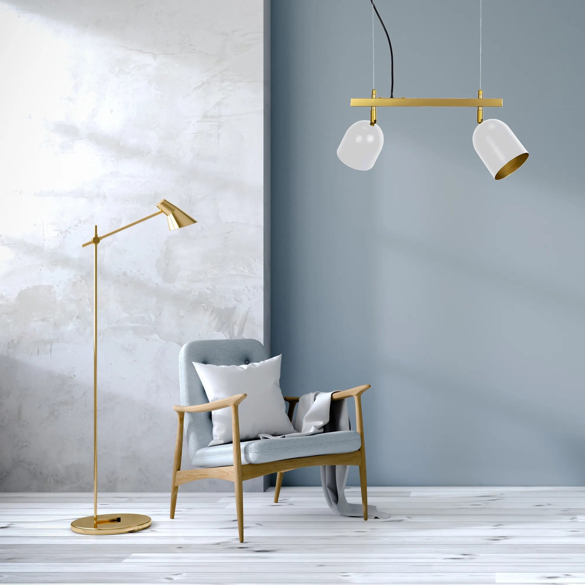 Lampa Wisząca APP1032-2CP Biała 6