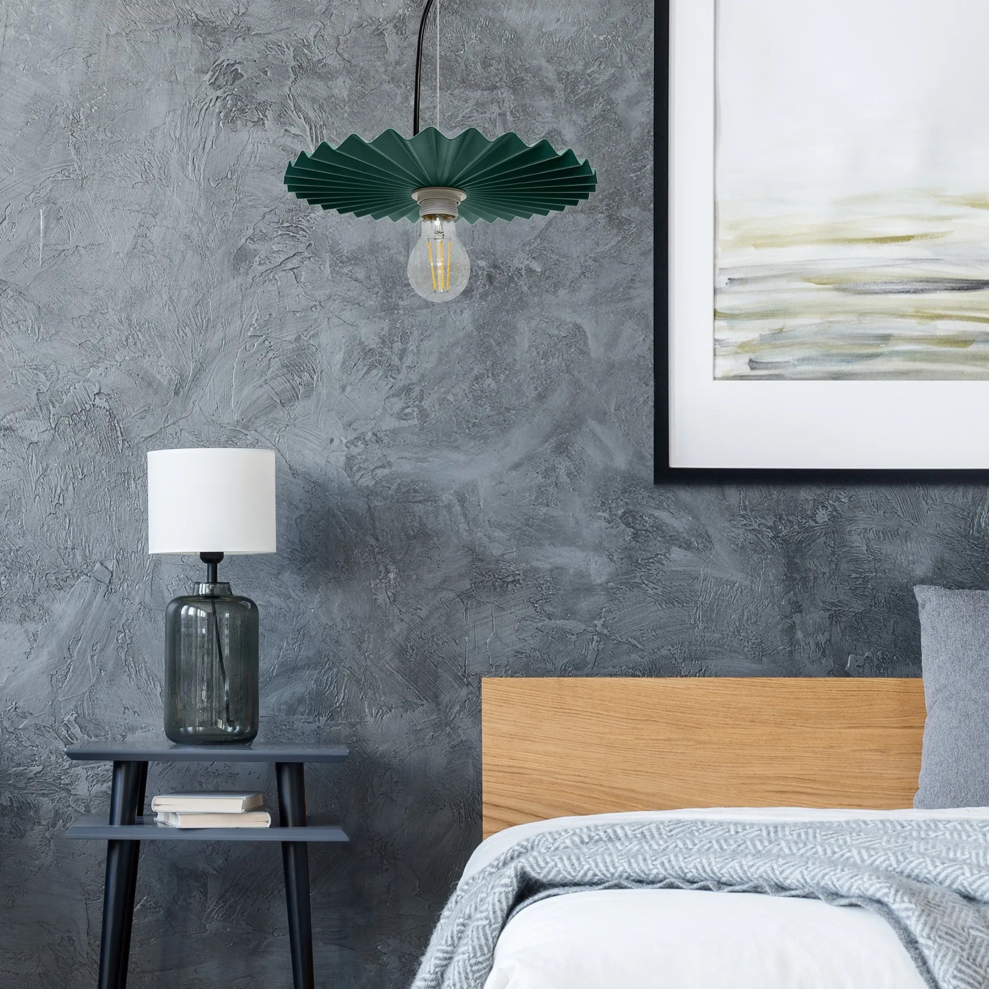 LAMPA SUFITOWA WISZĄCA APP1455-1CP Zielony 6