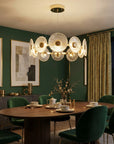 LAMPA SUFITOWA WISZĄCA SWE071-CP 60cm ZŁOTA 6