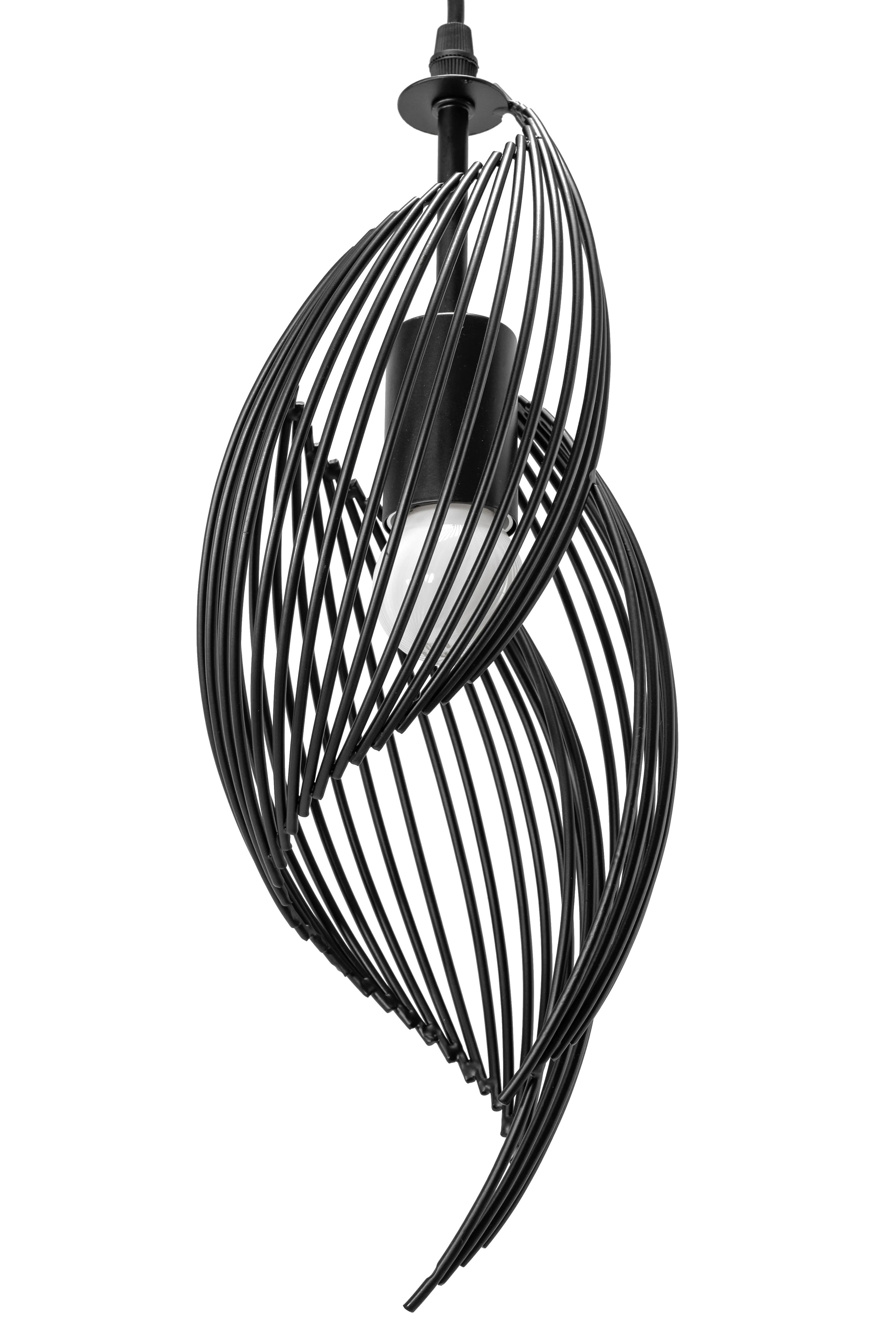 Lampa Sufitowa Nowoczesna Loft APP977-1CP Czarna 6