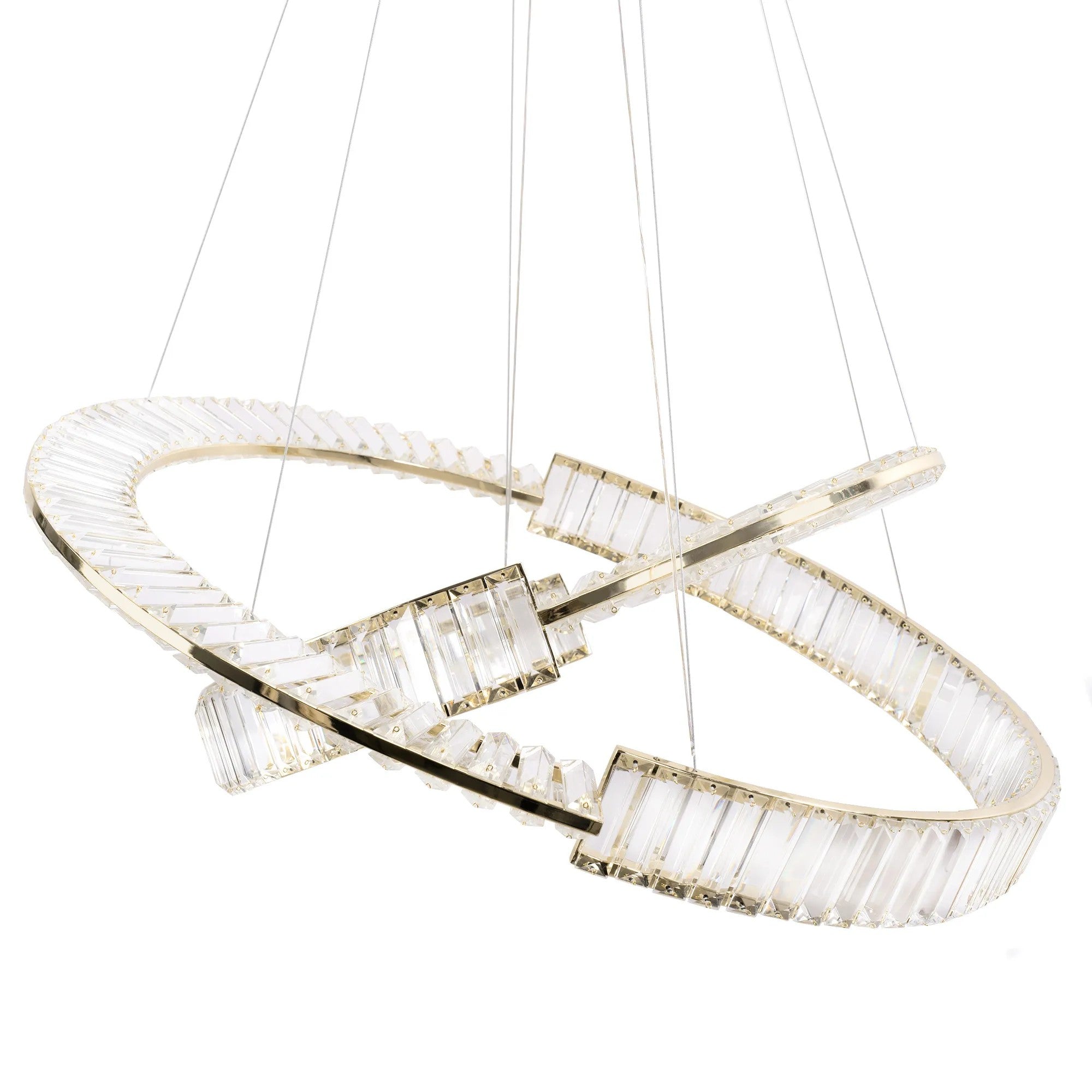 LAMPA WISZĄCA LED APP1524-CP60/80 GOLD 6