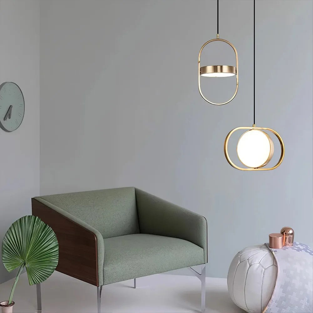 Lampa Wisząca LED APP1555-CP Gold 6