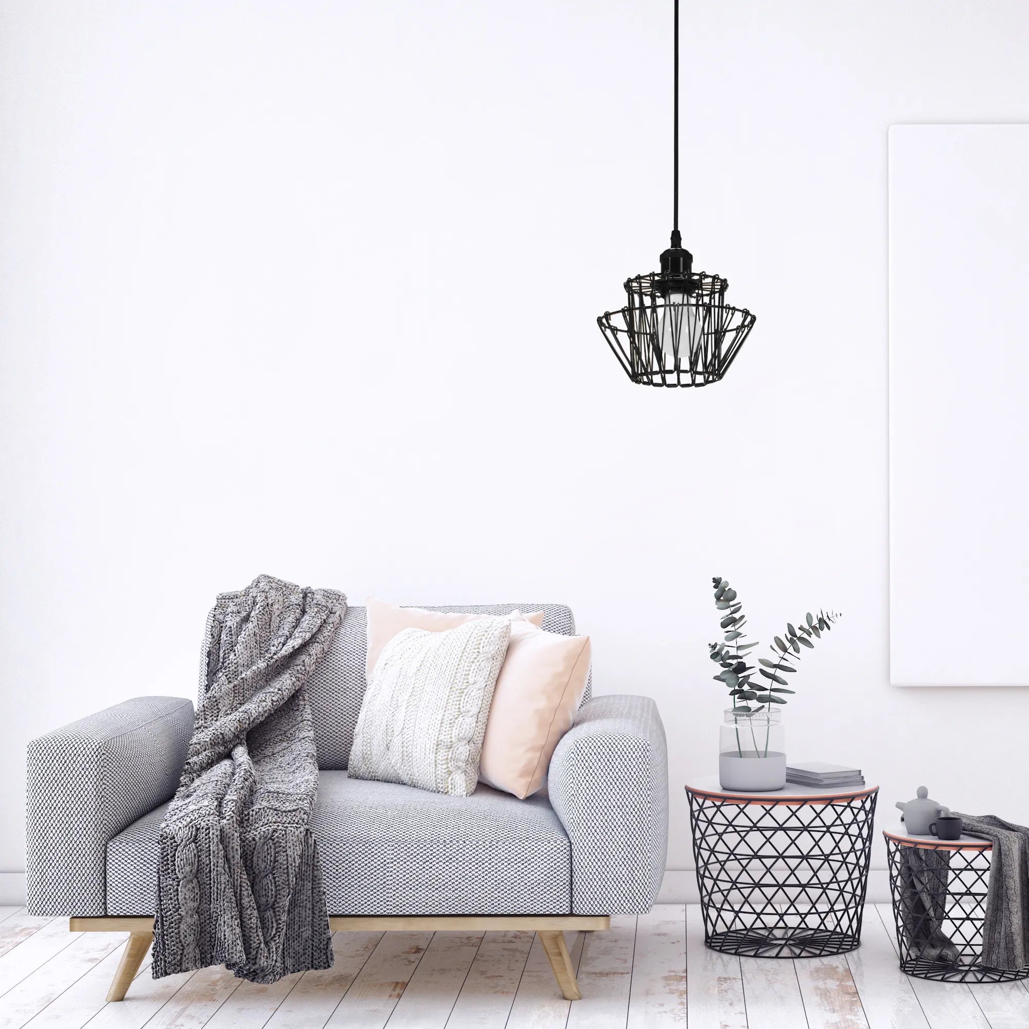 Lampa Sufitowa Wisząca APP941-1CP Set 36cm Czarna 6
