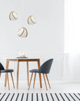 Lampa Wisząca APP1090-3CP Złota 6