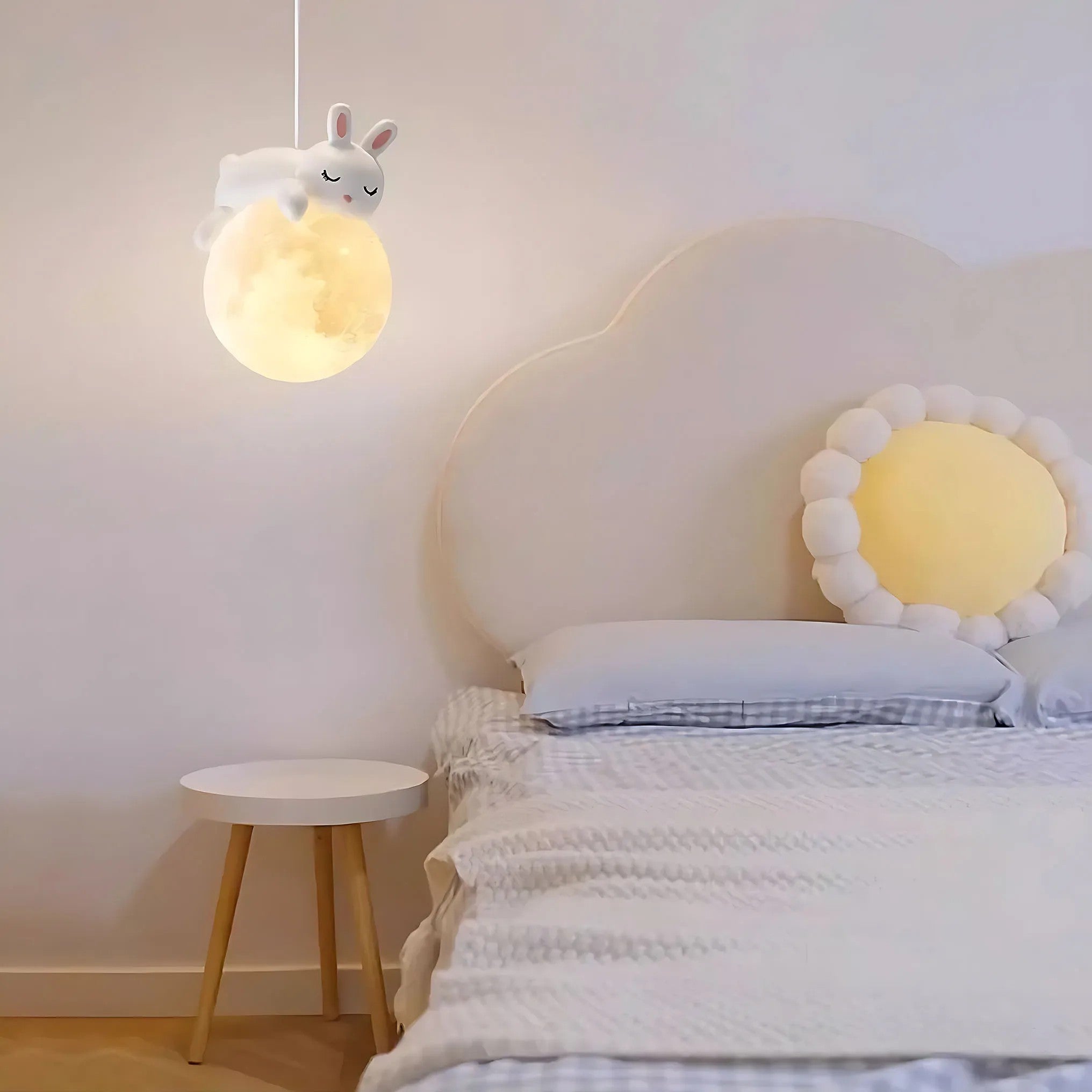 LAMPA SUFITOWA WISZĄCA ŚPIĄCY KRÓLICZEK G164-1CP 6