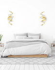LAMPA ŚCIENNA KINKIET LED SPRING APP827-W Złota 6