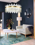 Lampa Sufitowa Kryształowa APP1515-CP60 Złota 6