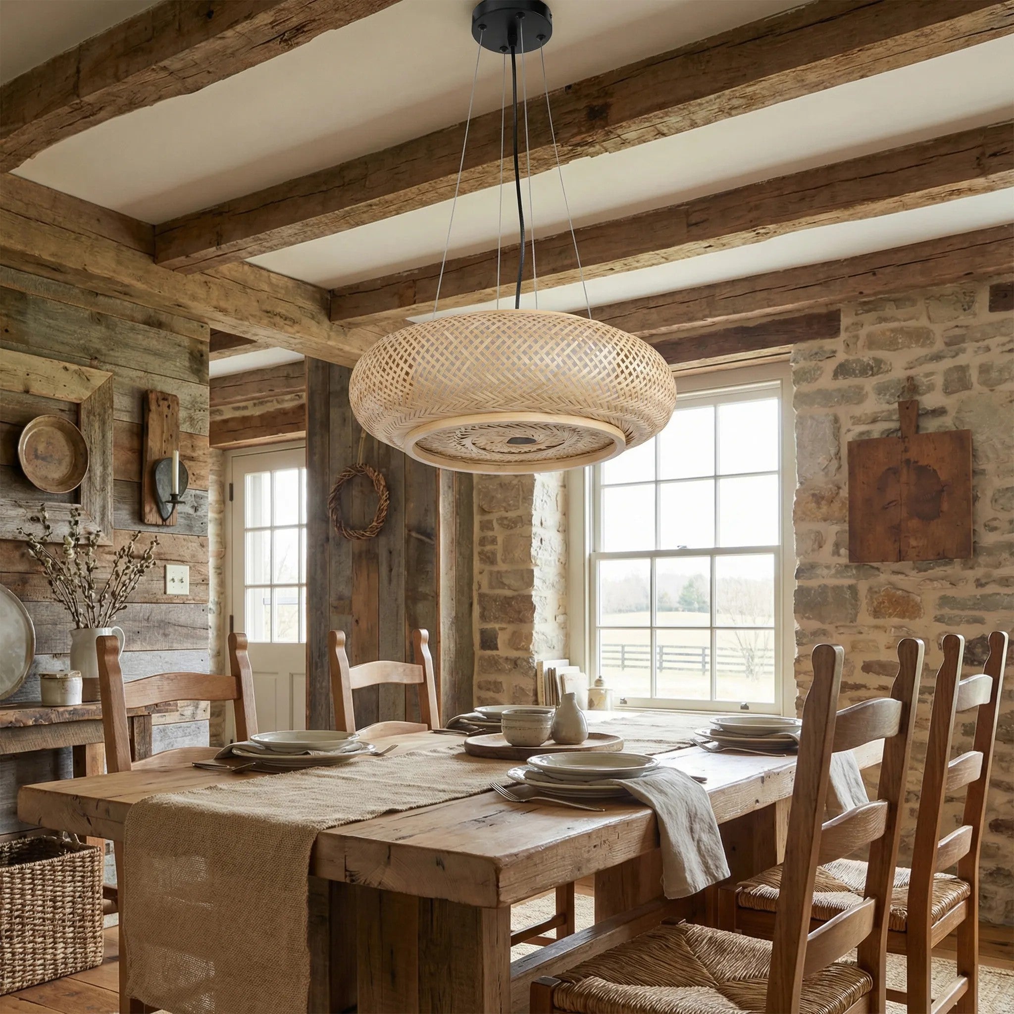 Lampa Sufitowa Wisząca Boho APP1910-3CP 60 Cm 6