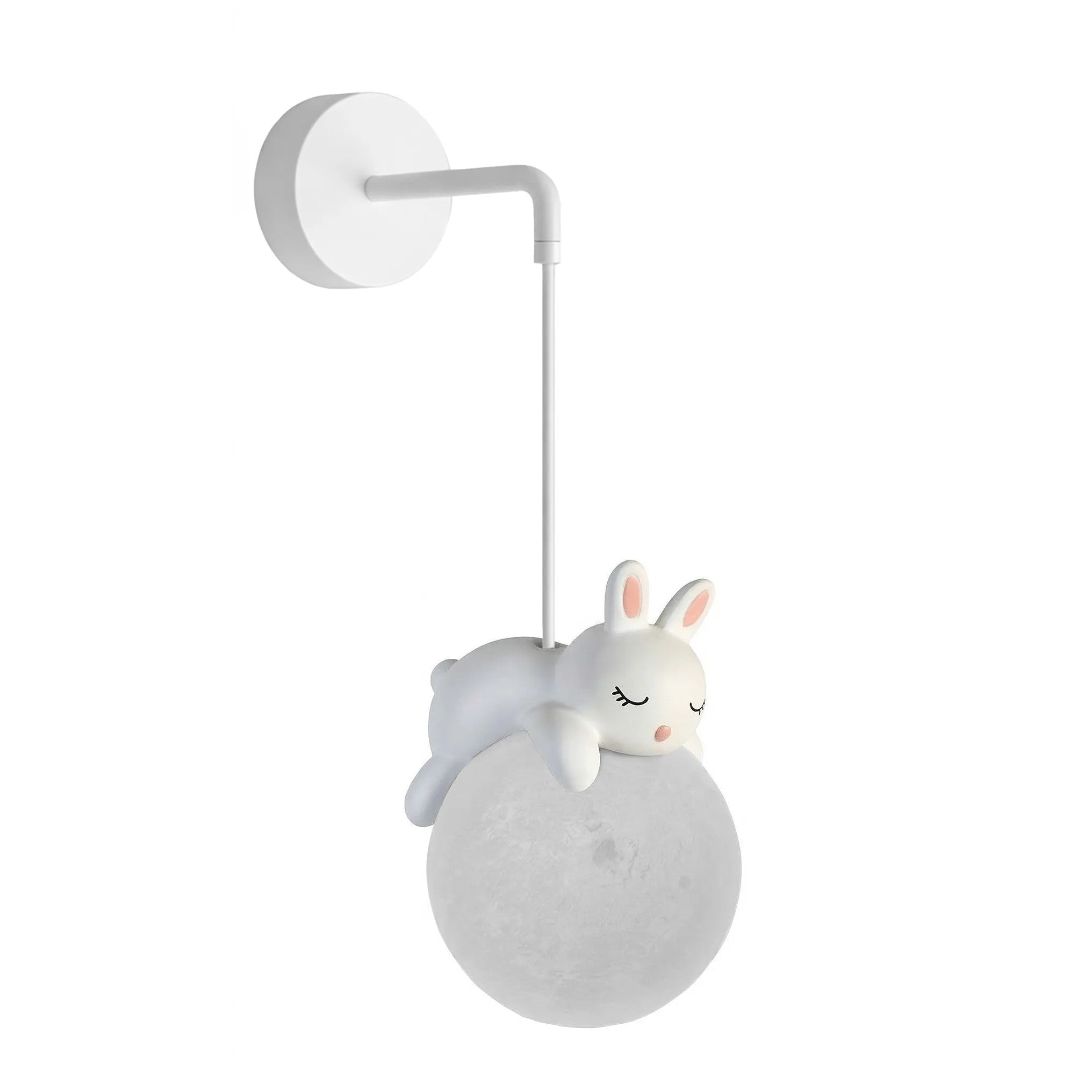 LAMPA ŚCIENNA KINKIET ŚPIĄCY KRÓLICZEK G165-1W 6