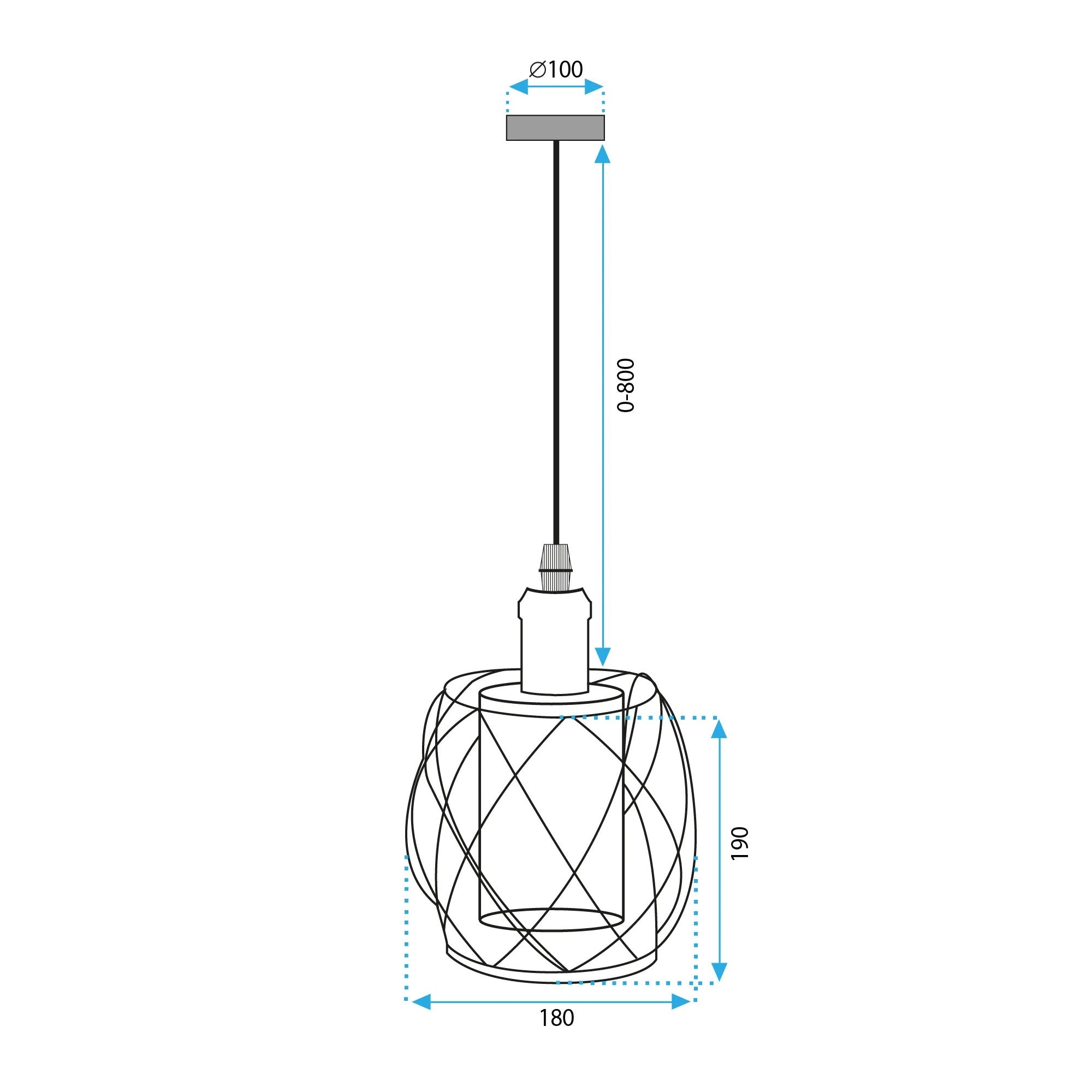 Lampa Wisząca APP1129-1CP 6