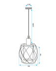 Lampa Wisząca APP1129-1CP 6