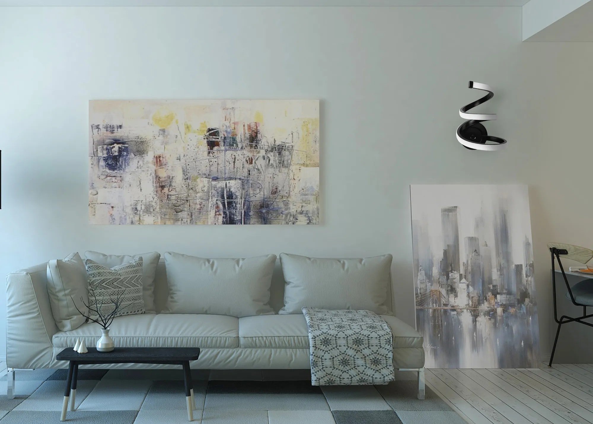 LAMPA ŚCIENNA KINKIET LED APP1052-W Czarny MAT 6
