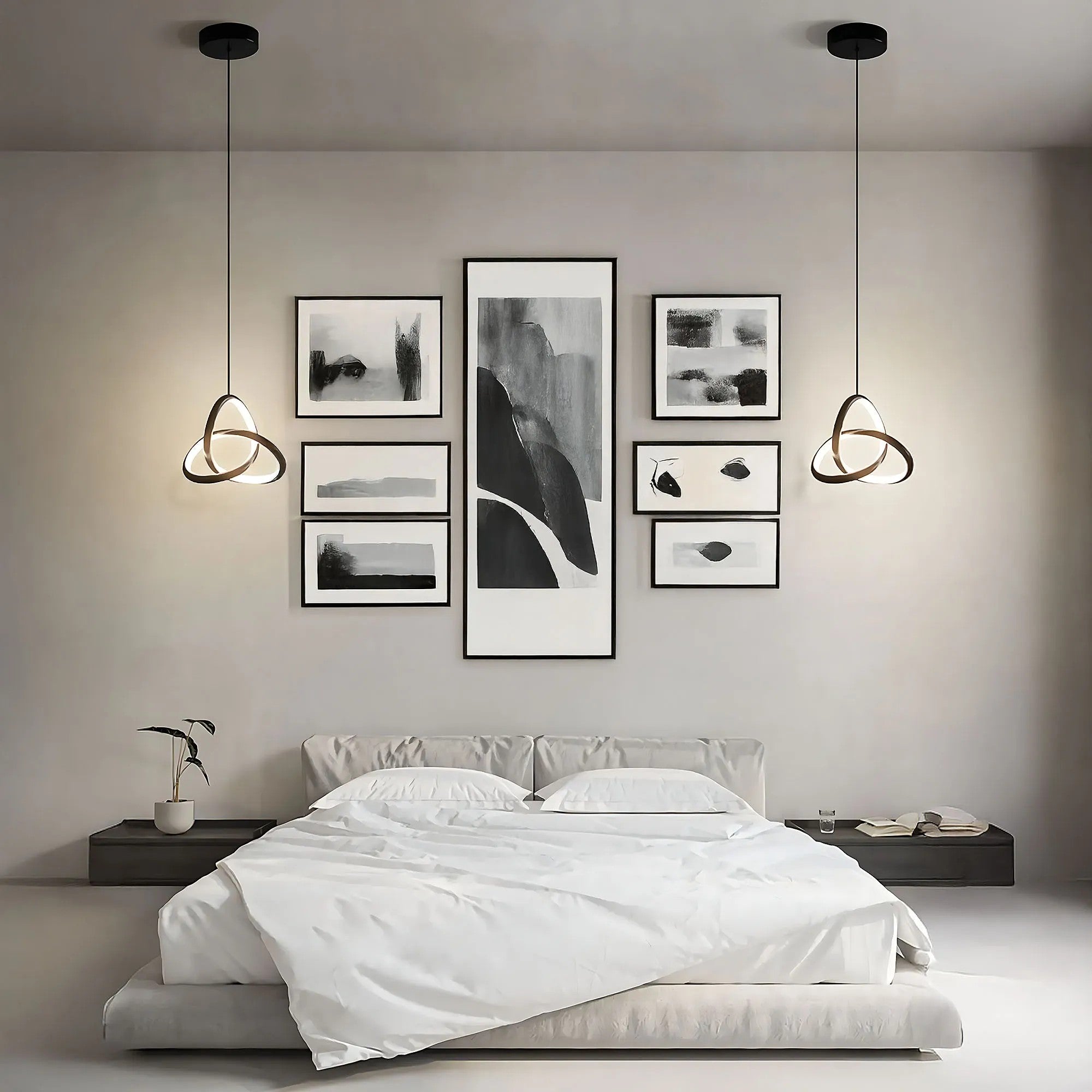 LAMPA SUFITOWA WISZĄCA LED APP1784-CP CZARNA 6