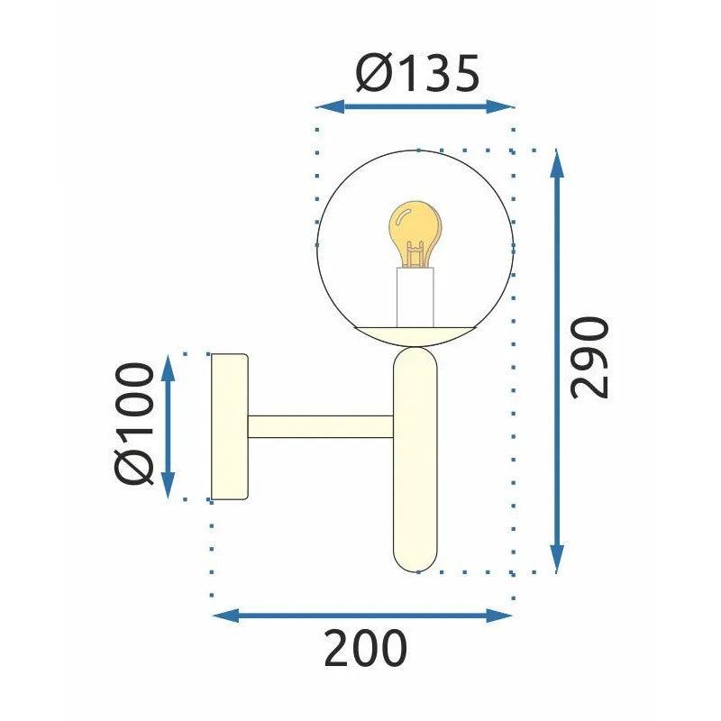 LAMPA ŚCIENNA KINKIET APP894-1W Złota 6