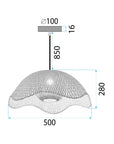 Lampa Sufitowa Wisząca Boho APP1633-1CP 6