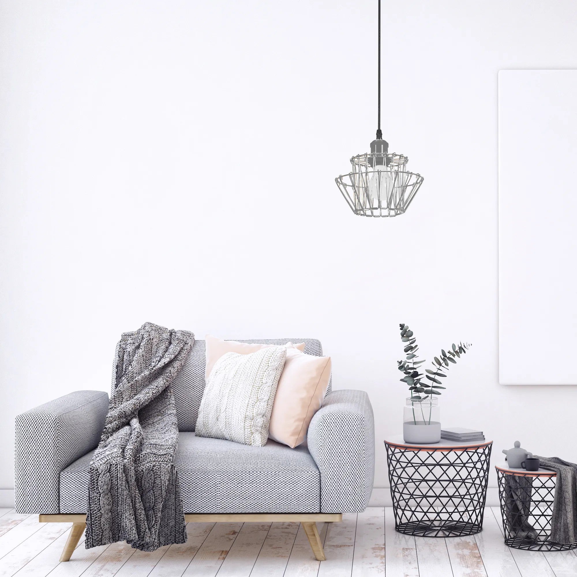 Lampa Sufitowa Wisząca APP943-1CP Set Chrome 6