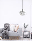 Lampa Sufitowa Wisząca APP943-1CP Set Chrome 6