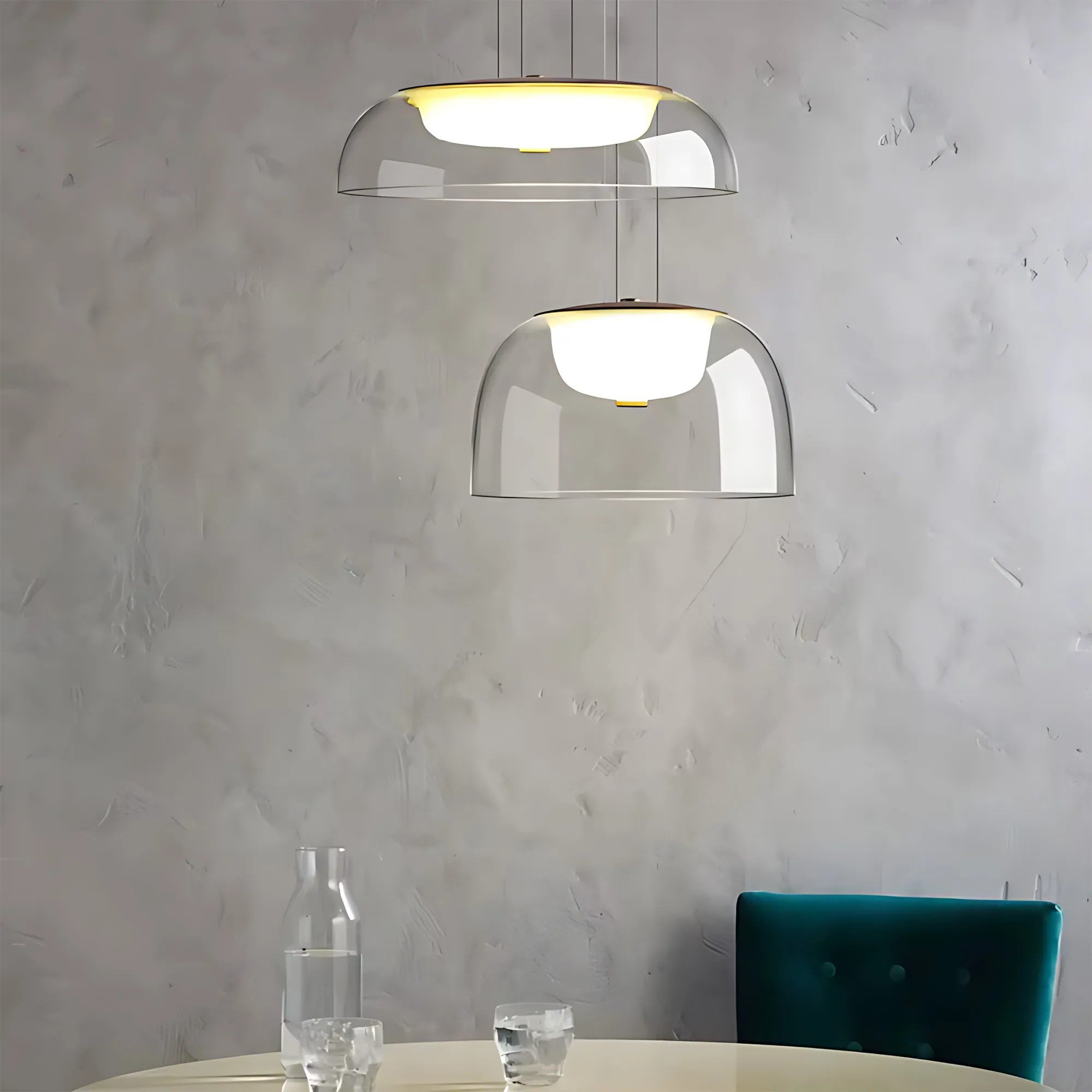 LAMPA WISZĄCA LED APP1690-1PC B Złota 6