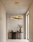 LAMPA SUFITOWA WISZĄCA SWE067-CP 60cm ZŁOTA SZCZOTKOWANA 6