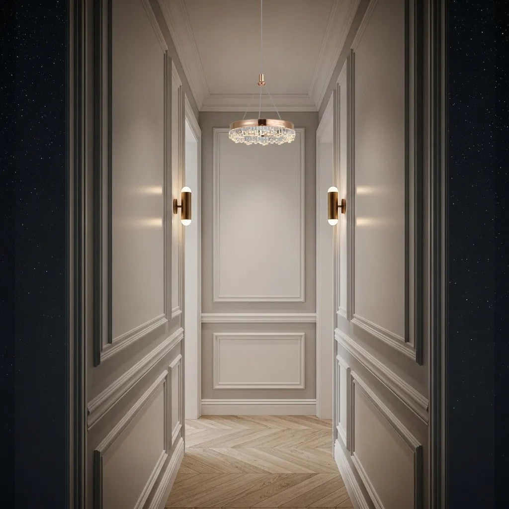 LAMPA WISZĄCA LED LHJ097-CP JASNE RÓŻOWE ZŁOTO 6