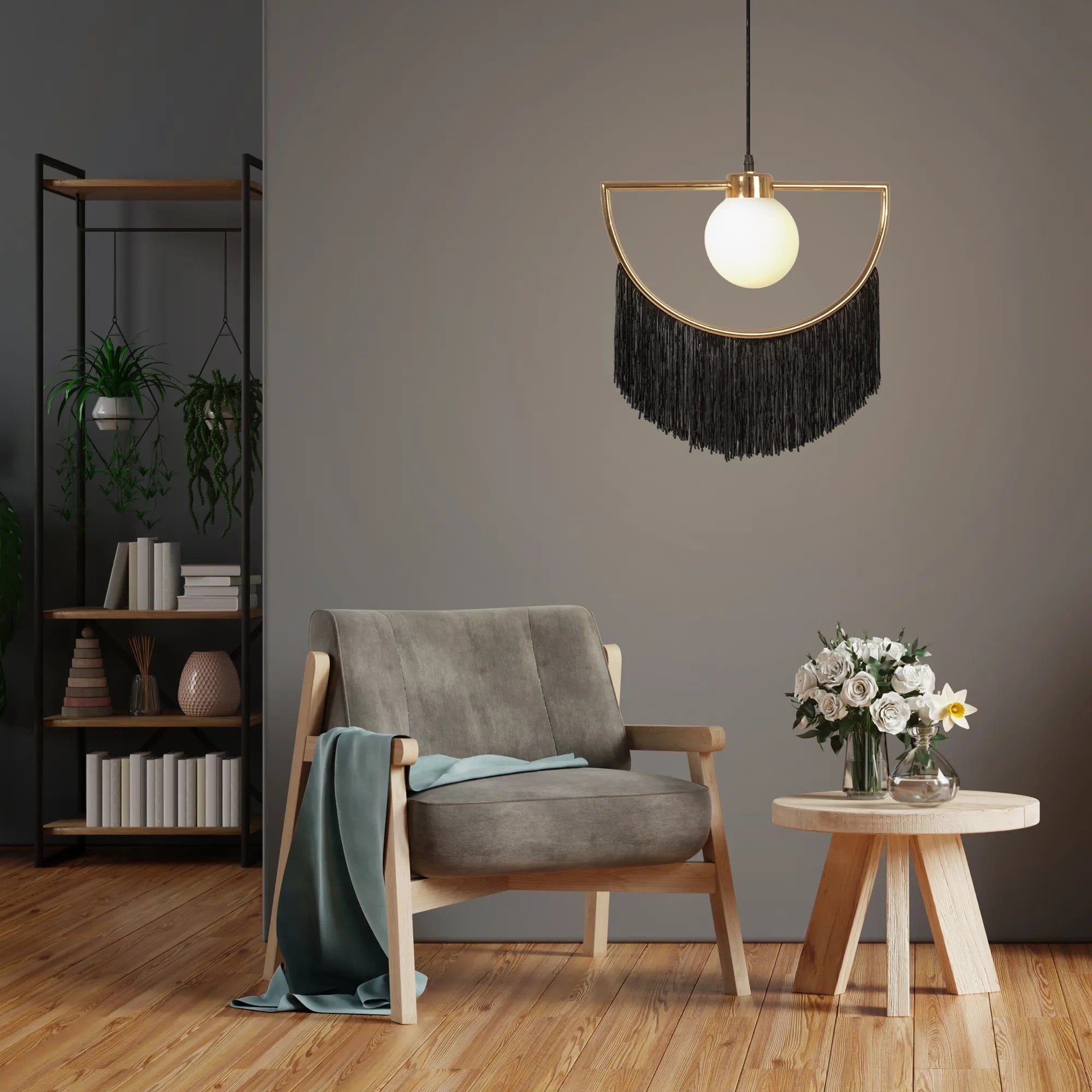 LAMPA SUFITOWA WISZĄCA APP968 Złota 6