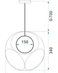 Lampa Wisząca APP1019-1CP 6