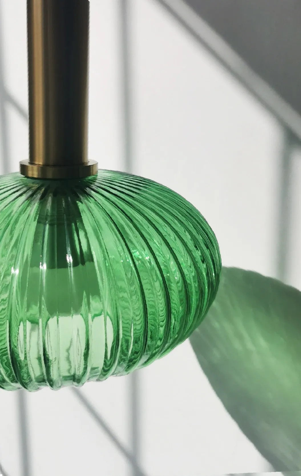 Lampa Sufitowa Wisząca Szklana APP465-1CP Zielona 6