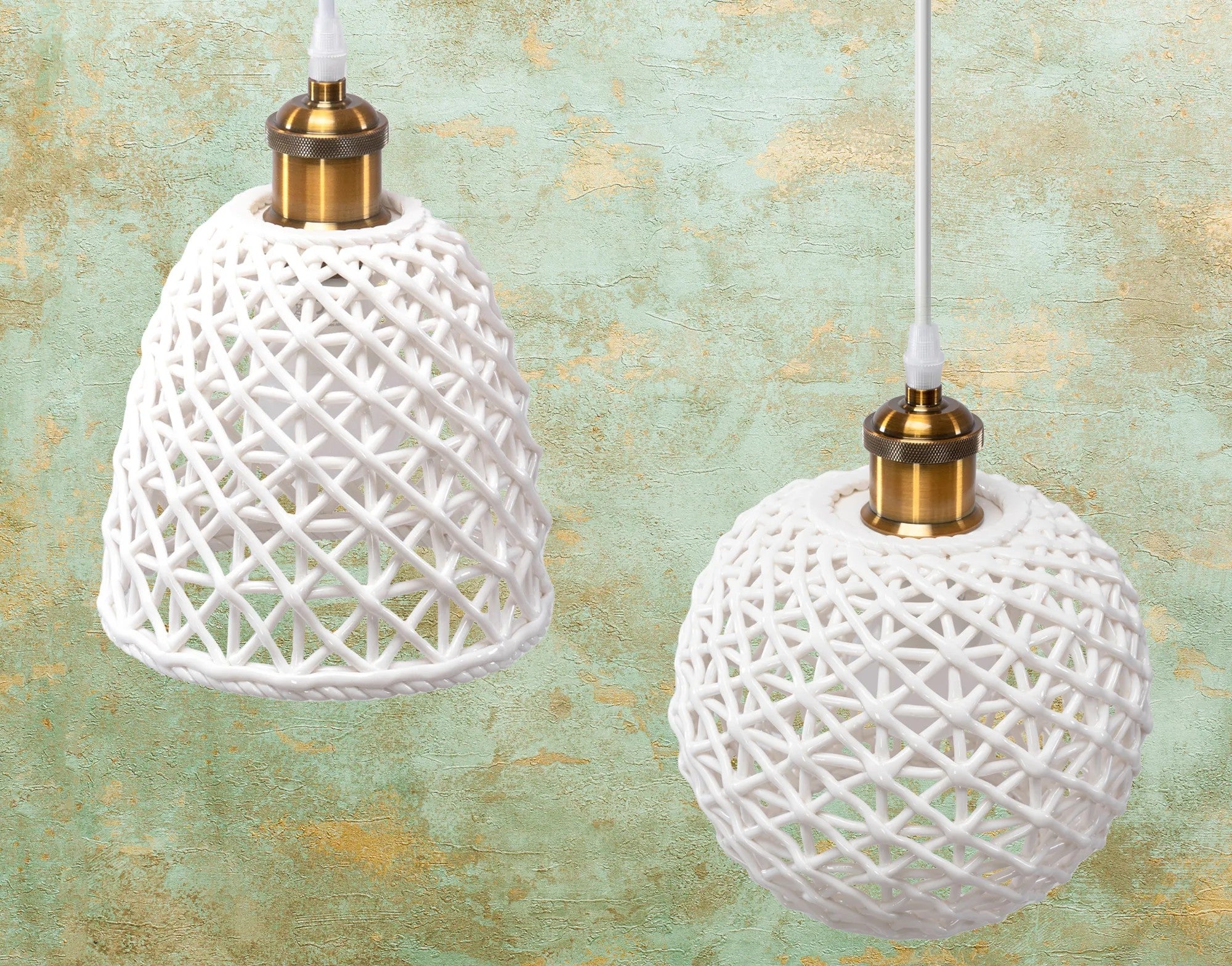 Lampa Wisząca APP1006-1CP Biała 6