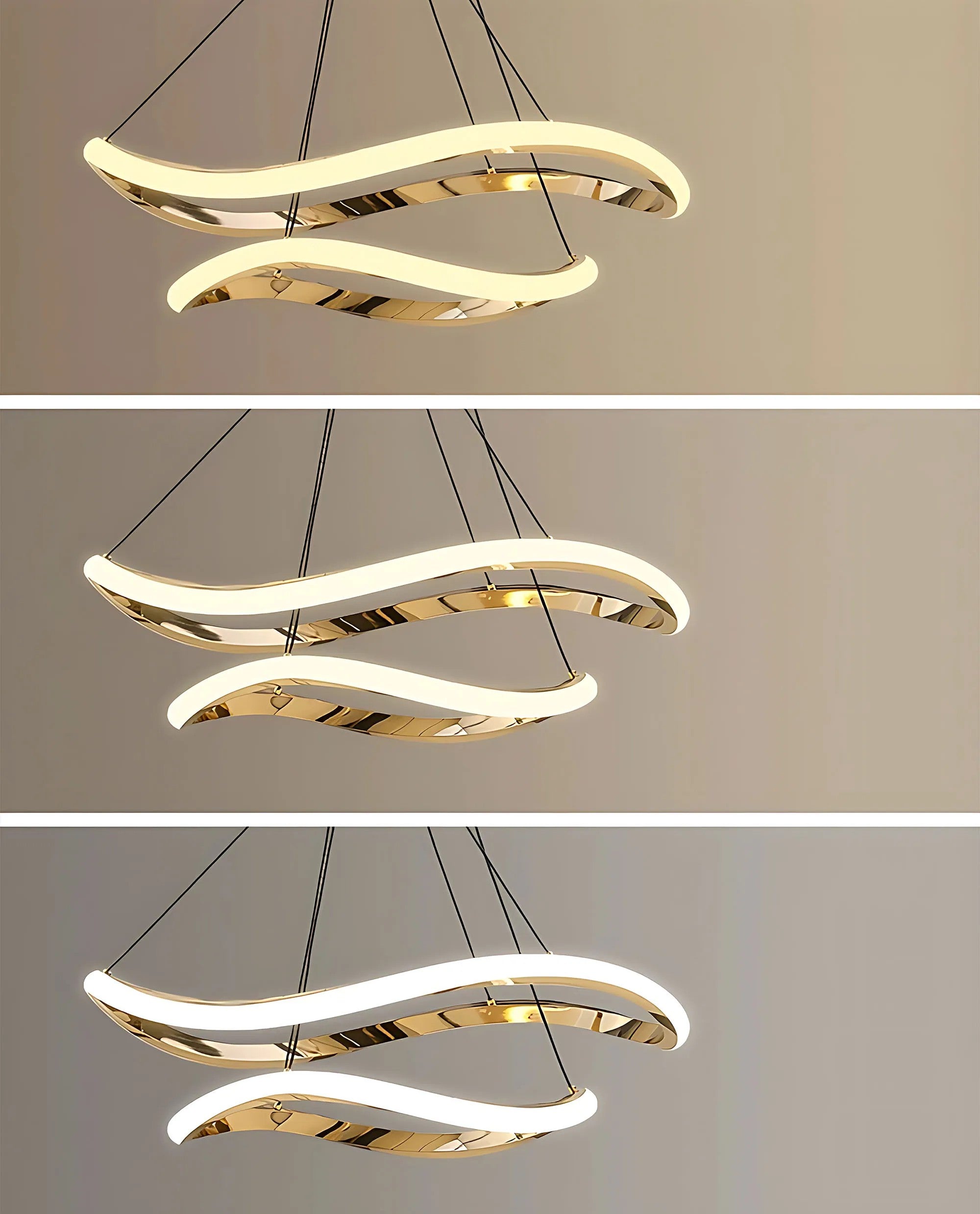 Lampa Wisząca LHJ017-CP2 GOLD 6