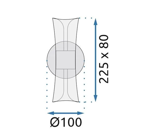 Kinkiet LED G029-W Czarny 6