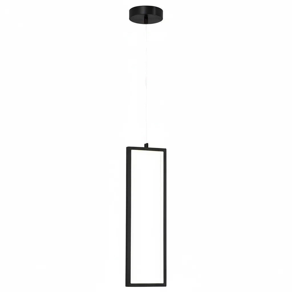 LAMPA SUFITOWA WISZĄCA LED LHJ083-1CP CZARNA 6