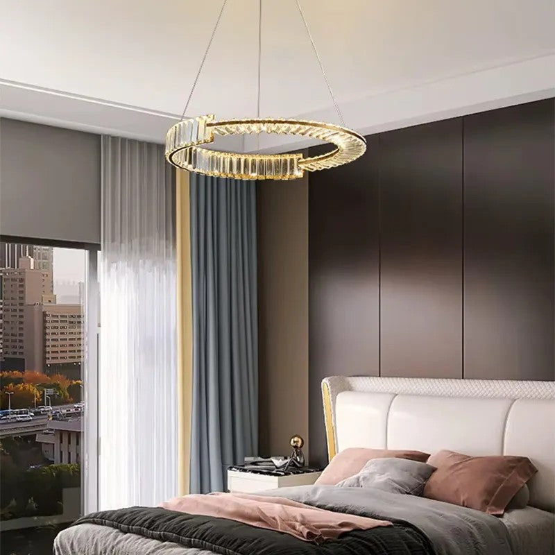 LAMPA WISZĄCA LED APP1526-CP40 GOLD 6
