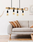 LAMPA SUFITOWA WISZĄCA BOHO LINE APP974-4CP 6
